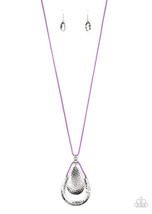 Texture Trekker Purple Necklace