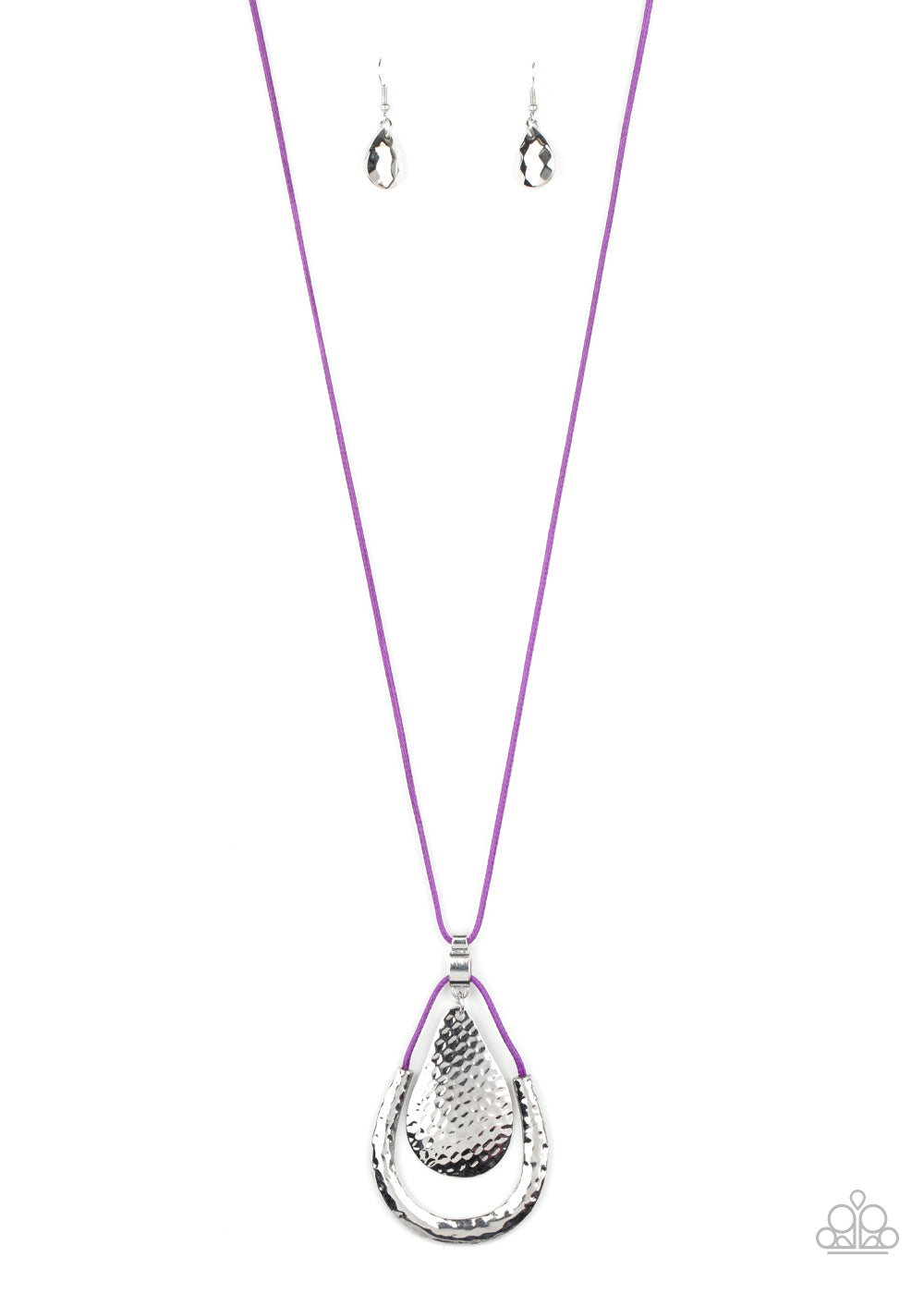 Texture Trekker Purple Necklace
