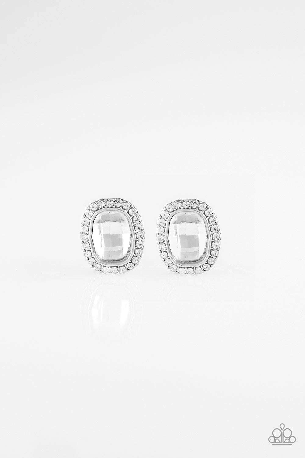 The Modern Monroe White Earring