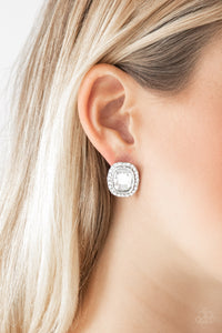 The Modern Monroe White Earring