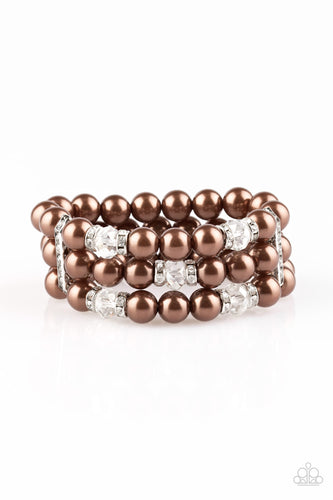 Undeniably Dapper Brown Bracelet