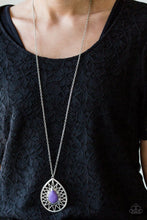 Load image into Gallery viewer, Summer Sunbeam Purple Necklace