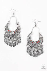 Walk On The Wildside Red Earring