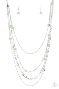 Glamour Grotto Green Necklace