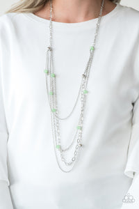 Glamour Grotto Green Necklace