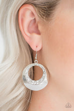 Load image into Gallery viewer, Ringed In Refinement White Earring