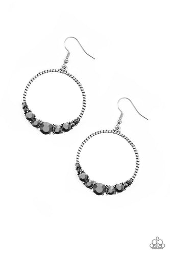 Self-Made Millionaire Silver Earring