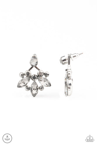 Crystal Constellations Silver Earring