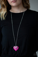 Load image into Gallery viewer, Southern Heart Pink Necklace