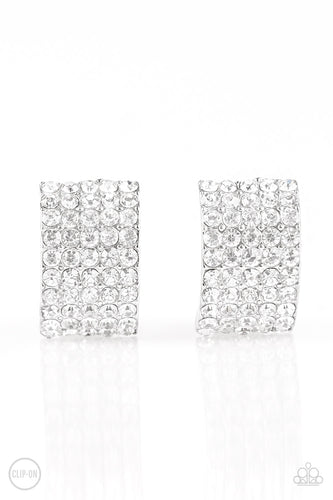 Hollywood Hotshot White Earring