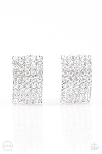 Hollywood Hotshot White Earring