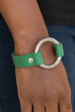 Load image into Gallery viewer, Rustic Rodeo Green Bracelet