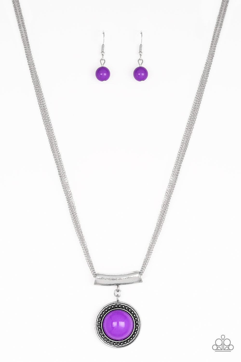 Gypsy Gulf Purple Necklace