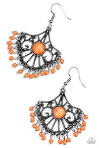Stone Lagoon Orange Earring