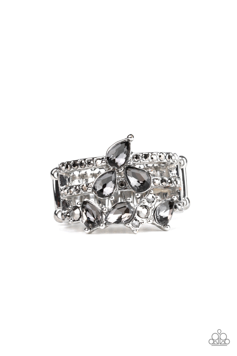 Bling Back TIERS Silver Ring