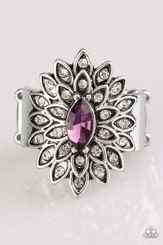 Blooming Fireworks Purple Ring