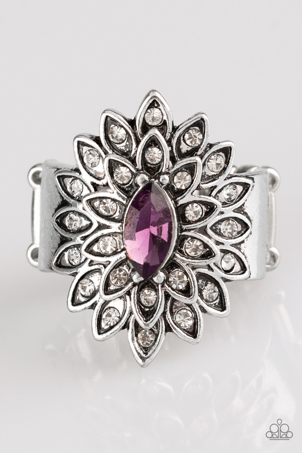 Blooming Fireworks Purple Ring