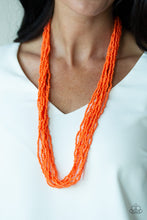 Load image into Gallery viewer, Congo Colada Orange Necklace