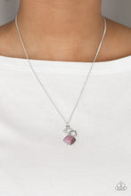 Load image into Gallery viewer, Stylishly Square Purple Necklace