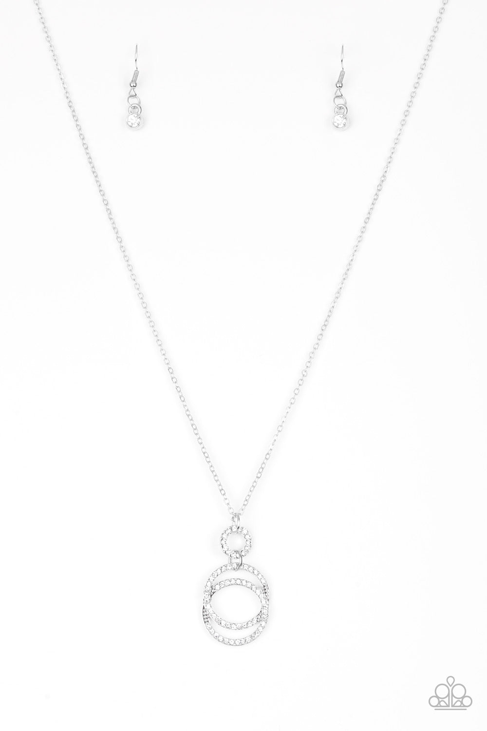 Timeless Trio White Necklace