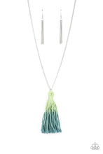 Load image into Gallery viewer, Totally Tasseled Green Necklace