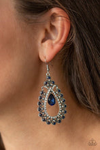 Load image into Gallery viewer, All About Business Blue Earring