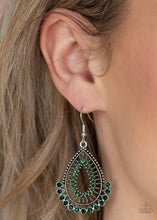 Load image into Gallery viewer, Castle Collection Green Earring