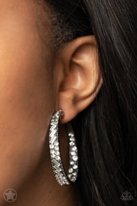 GLITZY By Association Black Earring