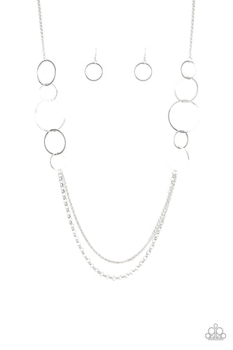 Ring In The Radiance Silver Necklace