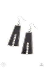 Load image into Gallery viewer, Demandingly Deco Black Earring