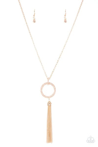 Straight To The Top Gold Necklace