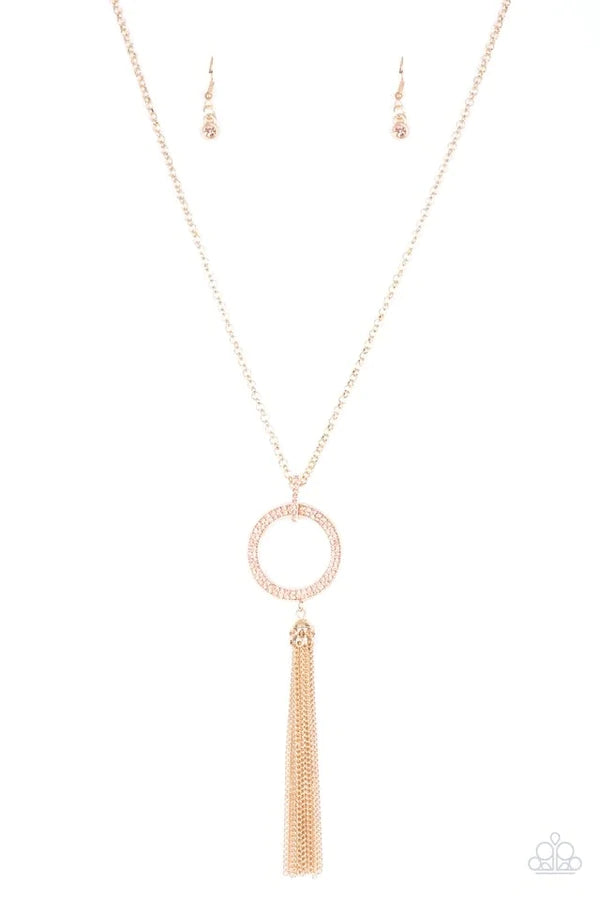 Straight To The Top Gold Necklace