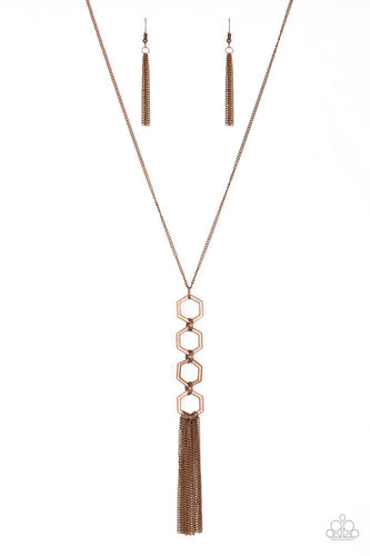 Ready, Set, GEO! Copper Necklace