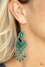 Load image into Gallery viewer, Dearly Debonair Green Earring